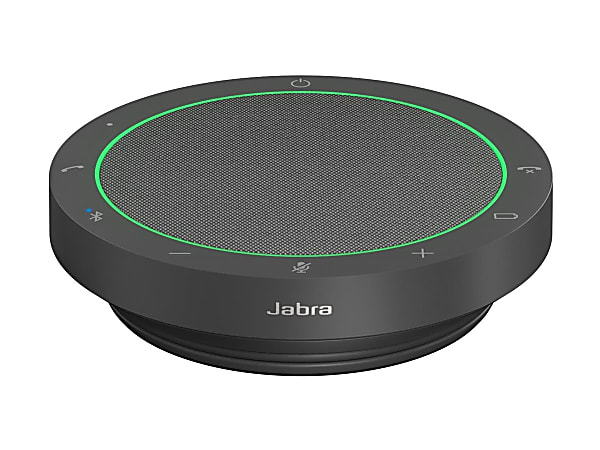 Jabra Speak2 55 UC - Speakerphone hands-free - Bluetooth - wireless, wired - USB-C, USB-A - dark gray - Zoom Certified, Google Meet Certified, Amazon Chime Certified, Google Fast Pair Certified