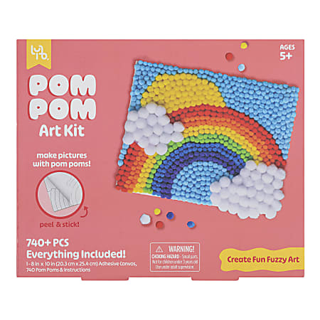 Little Yellow Bicycle&reg; Rainbow Pom Art Kit