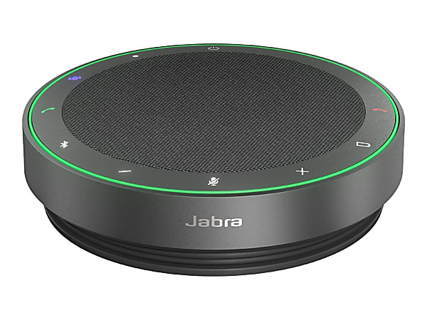 Jabra Speak2 75 MS Speakerphone hands free Bluetooth wireless USB C USB A dark gray Certified for Microsoft Teams Rooms Optimized for
