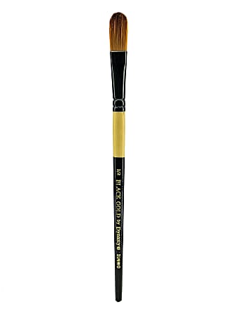 Dynasty Short-Handled Paint Brush, 1/2", Oval Wash Bristle, Synthetic, Multicolor