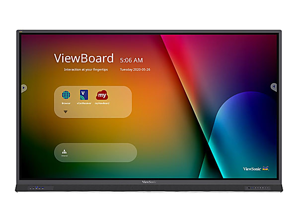 Viewsonic ViewBoard IFP8652 85.6" LCD Touchscreen Monitor - 16:9 - 8 ms GTG - 86" Class - Infrared - 20 Point(s) Multi-touch Screen - 3840 x 2160 - 4K UHD - 350 Nit - LED Backlight - Speakers - HDMI - USB - 3 x HDMI In