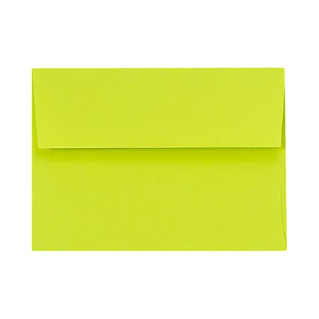 LUX Invitation Envelopes, A7, Peel & Stick Closure, Wasabi, Pack Of 1,000