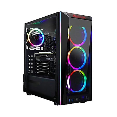 CLX SET TGMSETRTH0B05BM Liquid-Cooled Gaming Desktop PC, AMD Ryzen 9, 16GB Memory, 2TB Hard Drive/240GB Solid State Drive, Windows® 10 Home