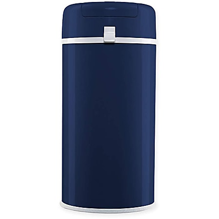 Bubula Steel Diaper Pail, 25"H x 11-3/8"W, x 11-3/8"D, Navy