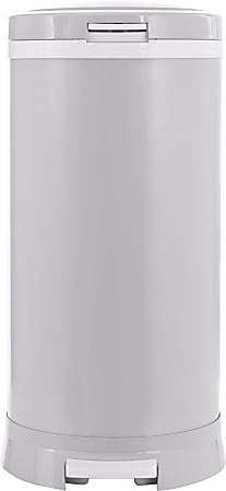 Bubula Steel Diaper Pail, 9 Gallons, Gray