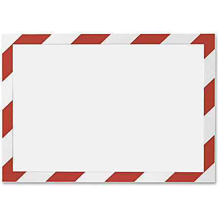DURABLE DURAFRAME SECURITY Self-Adhesive Magnetic Letter Sign Holder - Holds Letter-Size 8-1/2