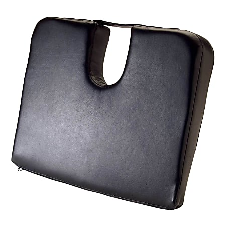 Relaxus® Orthopedic Seat Solution, 17”H x 14”W x 3-1/2”D, Black