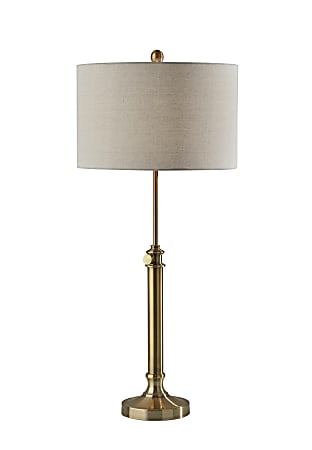 Adesso® Simplee Barton Table Lamp, Adjustable, 34-1/2”H,