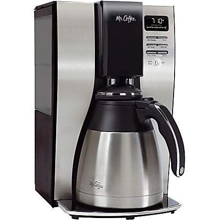 Mr. Coffee 12-Cup Programable Coffee Maker Black/Stainless Steel