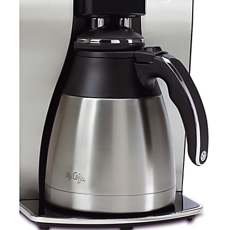 Best Buy: Mr. Coffee 10-Cup Coffee Maker with Thermal Carafe  Stainless-Steel/Black 2133734