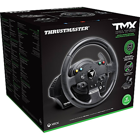 Thrustmaster Thrustmaster TMX Racing Wheel (XBOX Series X/S, One, PC) -  Cable - USB - Xbox One, PC, Xbox Series X, Xbox Series S - Black