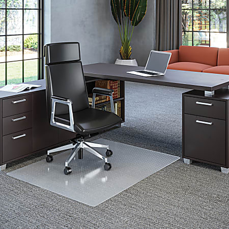 Deflecto Polycarbonate Chair Mat For Pile Carpets 46 W x 60 D