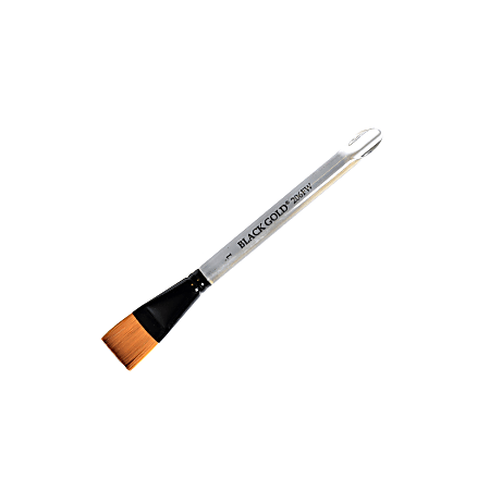 Dynasty Paint Brush, 1", Flat Bristle, Synthetic, Clear