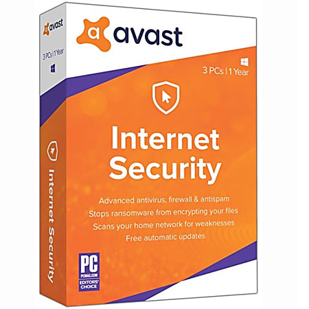 Avast Internet Security 2019, 3 PC 1-Year