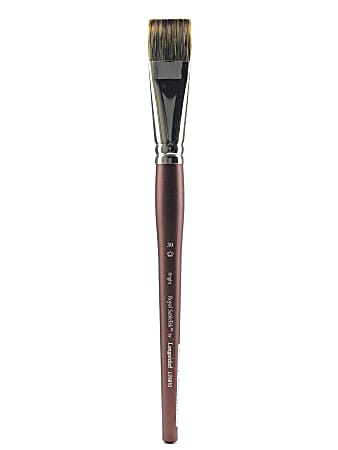 Royal & Langnickel Short-Handle Paint Brush, Size 30, Bright Bristle, L95010, Dark Brown