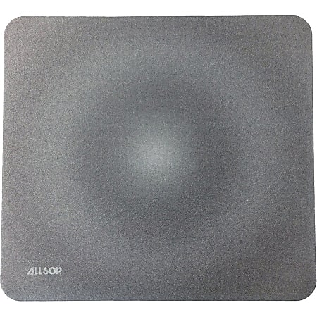 Allsop® Accutrack Slimline Mouse Pad, 0.16"H x 8"W x 8.5"D, Silver
