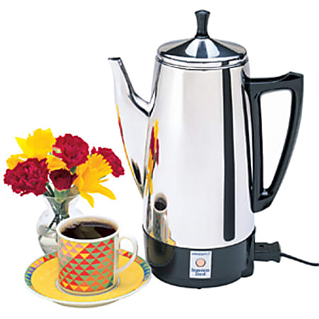 Presto Coffee Maker - 800W - 12 Cup - Stainless Steel