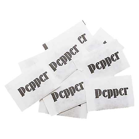 Diamond Crystal Pepper Packets, Box Of 3,000