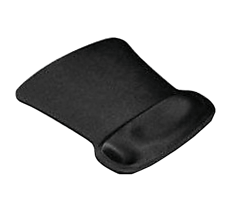 Allsop® Ergoprene Gel Mouse Pad, Black