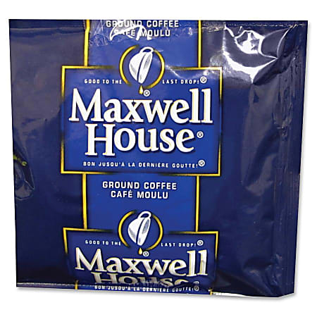 Maxwell House® Ground Coffee, Light Roast, 1.5 Oz Per Bag, Box Of 42 Bags