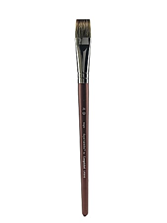 Royal & Langnickel Sabletek Short-Handle Paint Brush, L95010, Size 26, Bright Bristle, Dark Brown
