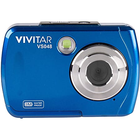VIVI Vivitar Instant VS048 16.0 Megapixel Digital Camera Blue - Office