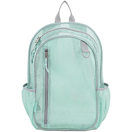 Turquoise mesh clearance backpack