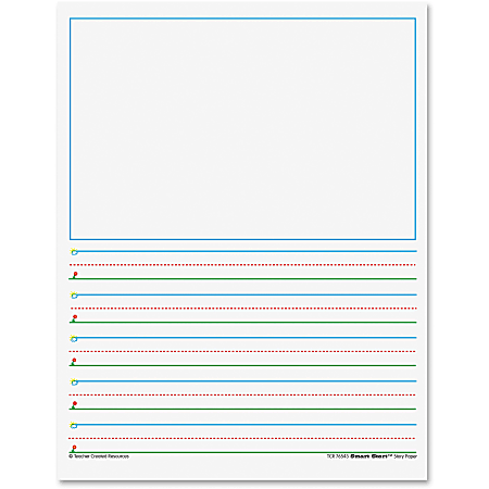 Teacher Created Resources 58 Spacing Writing Paper Letter Paper