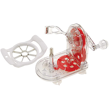 Starfrit® Apple Pro Peeler, Red/Clear