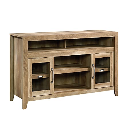 Sauder® Dakota Pass Entertainment Credenza For 60" TVs, 37-1/4"H x 59"W x 19-3/4"D, Craftsman Oak