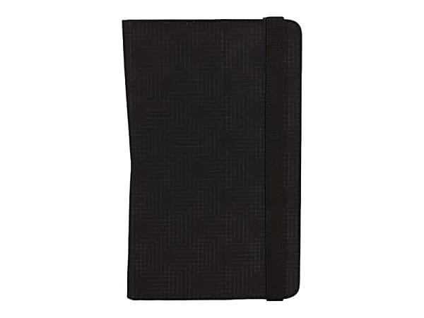 Case Logic SureFit Classic Folio for 7" Tablets - Flip cover for tablet - polyester - black - 7"