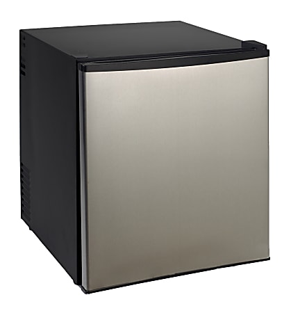 Avanti SHP1712SDC-IS Refrigerator - 1.70 ft³ - Auto-defrost - Reversible - 1.70 ft³ Net Refrigerator Capacity - Black, Stainless Steel