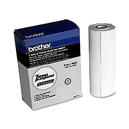 Brother® ThermaPlus Fax Paper, 1" Core, 164' Roll, Box Of 2