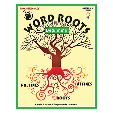 The Critical Thinking Co. Word Roots Beginning Workbook, Grades 3-4