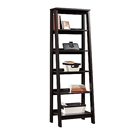 Sauder 5 shelf trestle bookcase assembly instructions top