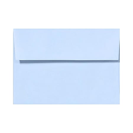 LUX Invitation Envelopes, A9, Peel & Press Closure, Baby Blue, Pack Of 1,000