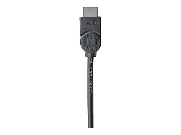 Manhattan HDMI Cable with Ethernet, 4K@30Hz (High Speed), 5m, Male to Male, Black