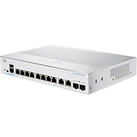 Cisco 350 CBS350-8T-E-2G Ethernet Switch - 10 Ports