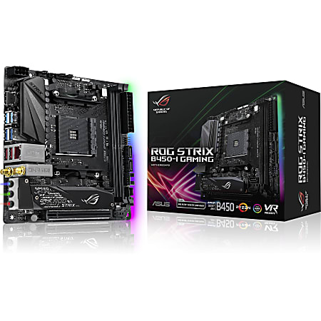 Asus ROG Strix B450 I GAMING Desktop Motherboard AMD Chipset