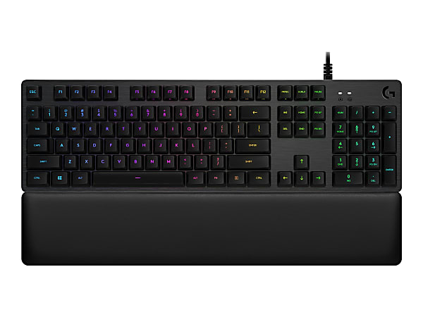 Logitech® LIGHTSYNC RGB Mechanical Gaming Keyboard, Carbon, G513