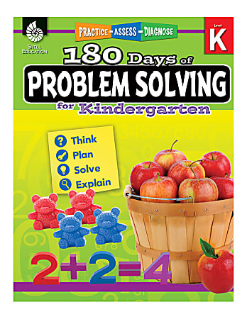 Shell Education 180 Days Of Problem Solving, Grade K