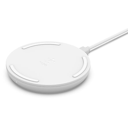 Belkin 10-Watt Quick Charge Wireless Charging Pad, White