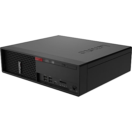 Lenovo ThinkStation P330 30D10016US Workstation - 1 x Intel Core i7 Octa-core (8 Core) i7-9700 9th Gen 3 GHz - 16 GB DDR4 SDRAM RAM - 256 GB SSD - Raven Black - Windows 10 Pro 64-bit - DVD-Writer - English (US) Keyboard