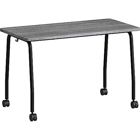 Lorell Training Table - Laminated Top - 300 lb Capacity - 29.50" Table Top Length x 23.63" Table Top Width x 1" Table Top Thickness - 47.25" HeightAssembly Required - Weathered Charcoal - Particleboard Top Material - 1 Each