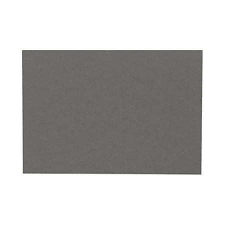 LUX Flat Cards, A7, 5 1/8" x 7", Smoke Gray, Pack Of 50