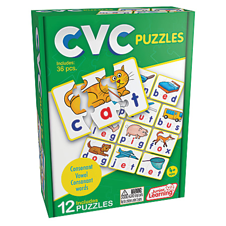 Junior Learning® CVC Puzzles