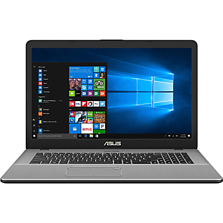 Asus VivoBook Pro Star Laptop, 17.3" Screen, Intel® Core™ i7, 16GB Memory, 512GB Solid State Drive, Windows® 10
