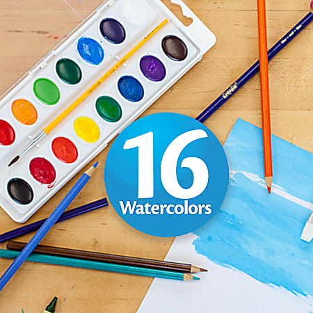 Cra-Z-Art Washable Watercolor Paints & Brush