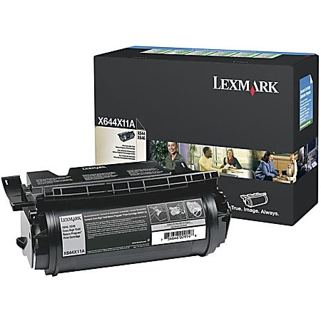 Lexmark™ X644X11A Black Return Program Extra-High Yield Toner Cartridge