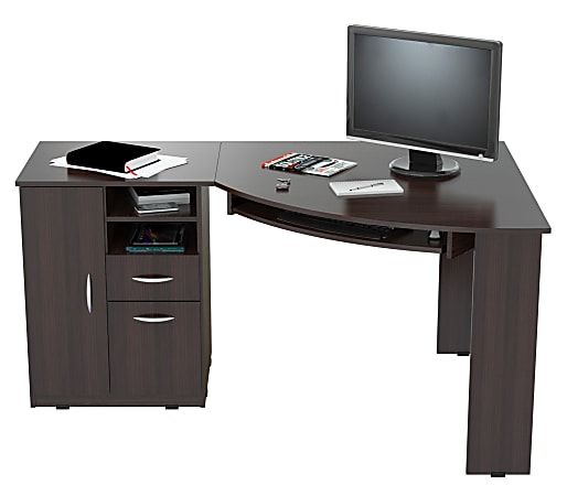Office depot espresso desk deals